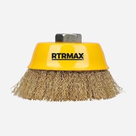 RTRMAX RH22210 100 mm Saçaklı Çanak Fırça
