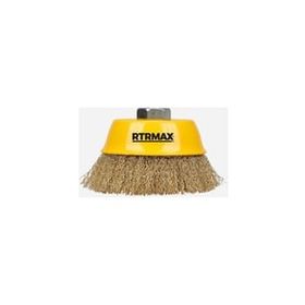 RTRMAX RH22210 100 mm Saçaklı Çanak Fırça