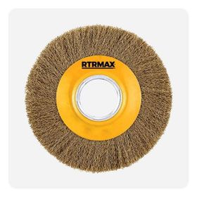 RTRMAX RH23150 150 mm Saçaklı Daire Tel Fırça