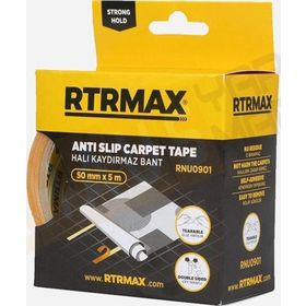 RTRMAX RNU0901 50 mm x 5 mt Çift Taraflı Bez Halı Bandı