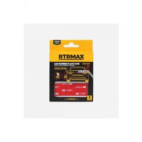 RTRMAX RNU1001 65 mm x 25 mm 8 Adet Çift Taraflı Oto Plaka Montaj Plaka