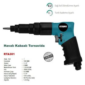 RtrMax RTA301 Havalı Tornavida