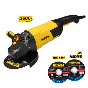 RTRMAX RTM127 180 mm 2600 W Taşlama Makinası