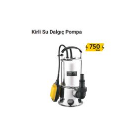RTRMAX RTM837 Kirli Su 750 Watt Dalgıç Pompası