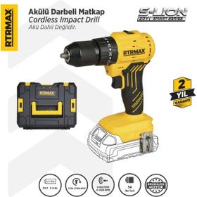 RTRMAX RTS5012B Solo Akülü Darbeli Matkap