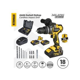 RTRMAX RTX3010 Çift Akülü Darbeli Matkap