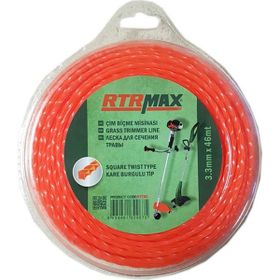 RTRMAX RTY230 Kırmızı Üçgen Sarı 3 mm X67M Tırpan Misinası