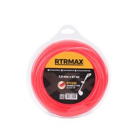 RTRMAX RTY230 Kırmızı Üçgen Sarı 3 mm X67M Tırpan Misinası