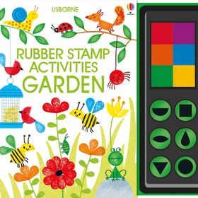 Rubber Stamp Activities - Garden - Usborne Yayıncılık