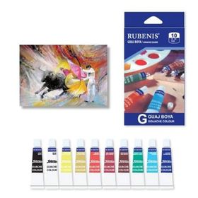 Rubenis 10 Renk 12 ml Tüp Guaj Boya