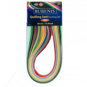 Rubenis 7800 16 Renk 39 Cm 120'li Quilling Kağıdı