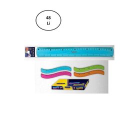 Rubenis Flexible 30 CM 48'li Esnek Cetvel