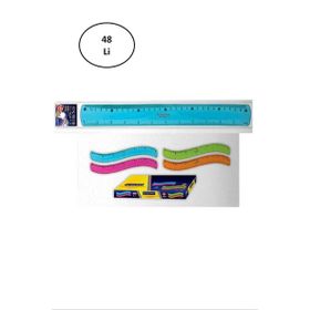 Rubenis Flexible 30 CM 48'li Esnek Cetvel