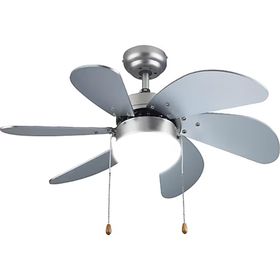 Rubenis RBT306 SLV Glob Aydınlatmalı Tavan Vantilatörü