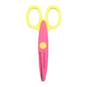 Rubenis RMS24 Pembe Sarı Şekilli Öğrenci Makası