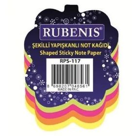 Rubenis RPS-117 Yaprak Desen 4 Fosforlu Renk Not Kağıdı