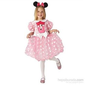 Rubies Minnie Mouse 7-8 Yaş Pembe Glitz Çocuk Kostüm