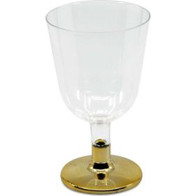 Rubikap 6x150 ml Altın Ayaklı Kadeh
