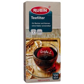 Rubin 100 Adet Büyük Boy Çay Filtresi