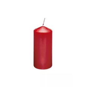 RubinLicht 150x75 mm Kırmızı Silindir Mum