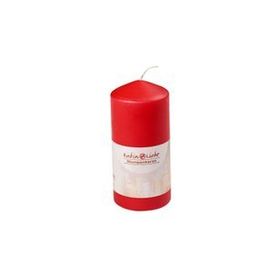 RubinLicht 150x75 mm Kırmızı Silindir Mum