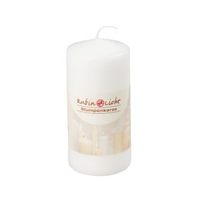RubinLicht Silindir 120x60 mm Beyaz Mum