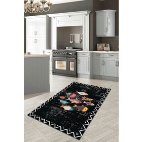 Rugviva AR003 Makinede Yıkanabilen Kaymaz Tabanlı Mutfak Halısı