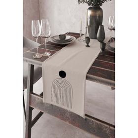Rugviva RNR039 Elit Leke Tutmaz Tay Tüyü Dokuma Kumaş Ranır Renkli 40x140 cm Masa Örtüsü