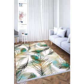 Rugviva RV349 Kaymaz Tabanlı Makinede Yıkanabilir Kuş Tüyü Halı