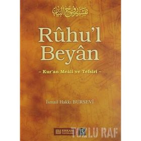 RUHU`L BEYAN TEFSIRI (3.CILT) - İSMAİL HAKKI BURSEVI