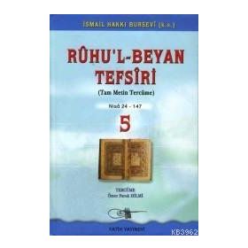 RUHU`L BEYAN TEFSIRI (5.CILT) - İSMAİL HAKKI BURSEVI