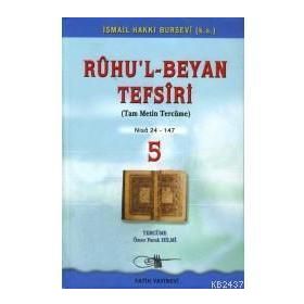 RUHU`L BEYAN TEFSIRI (5.CILT) - İSMAİL HAKKI BURSEVI