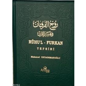 RUHU'L FURKAN TEFSIRI 8 (BEZ CILTLI) - MAHMUD USTAOSMANOĞLU