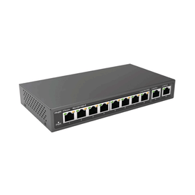 Ruijie Reyee RG-ES110D-P 10 Port 110W 2X Gigabit Uplink 8 Port Poe Yönetilemez Switch