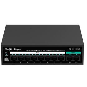 Ruijie Reyee RG-ES110FG-P 8 Port FE PoE 110W 2 Port Gigabit Yönetilemez Switch