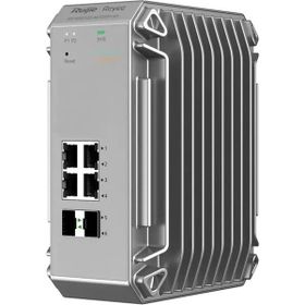 Ruijie Reyee RG-NIS3100-4GT2SFP-HP 4 Port PoE+ 4 Port SFP 10-100-1000 Endüstriyel Switch