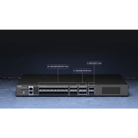 Ruijie RG-CS86-20XS4VS2QXS-D 28 SFP 100/1000M 10/100/1000 2x40GBASE-X QSFP+ Yönetilebilir Rack Mount Switch