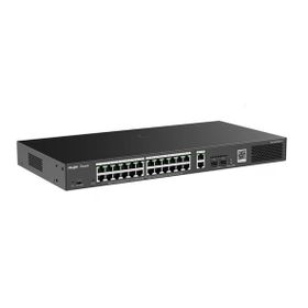 Ruijie RG-ES228GS-P 26 Port Gigabit 24xPoE 370W 2xRJ-45 2xSFP Yönetilebilir Switch