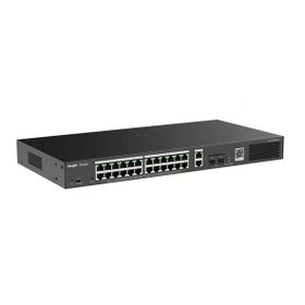 Ruijie RG-ES228GS-P 26 Port Gigabit 24xPoE 370W 2xRJ-45 2xSFP Yönetilebilir Switch