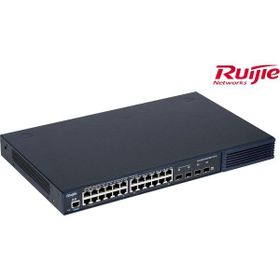 Ruijie RG-S2910-24GT4XS-UP-H V3 24 Port 10/100/1000 4-Port 1G/10G SFP+ 370W Yönetilebilir Rack Mount Switch
