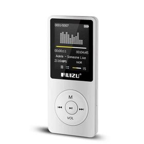 Ruizu X02 Ultra İnce 8 GB Beyaz FM Radyo
