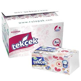 Rulopak 150'li 3 Katlı Tekçek Bi'Dolu Maxi Peçete