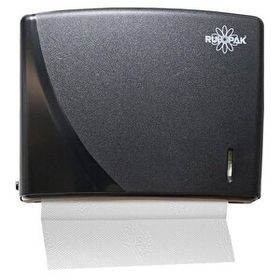 Rulopak 200'lü Siyah Modern Z Katlı Banyo Mutfak Kağıt Havluluk Dispenseri Aparatı