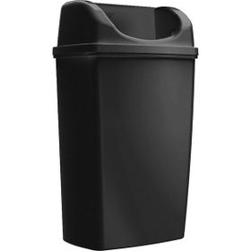 Rulopak 25 lt Duvara Monte Siyah Çöp Kovası