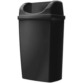 Rulopak 25 lt Duvara Monte Siyah Çöp Kovası