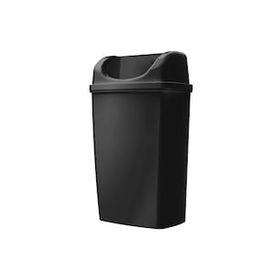 Rulopak 25 lt Duvara Monte Siyah Çöp Kovası