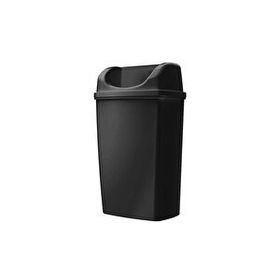Rulopak 25 lt Duvara Monte Siyah Çöp Kovası