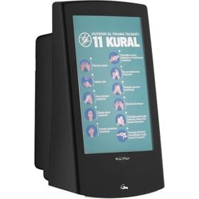 Rulopak 500 ml Siyah Reklamlı Köpük Sabun Dispenseri