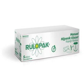 Rulopak 5'li Manuel Hijyenik Klozet Kapağı Rulosu