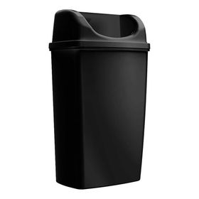Rulopak 603306 Duvara Monte Plastik 50 lt Siyah Çöp Kovası